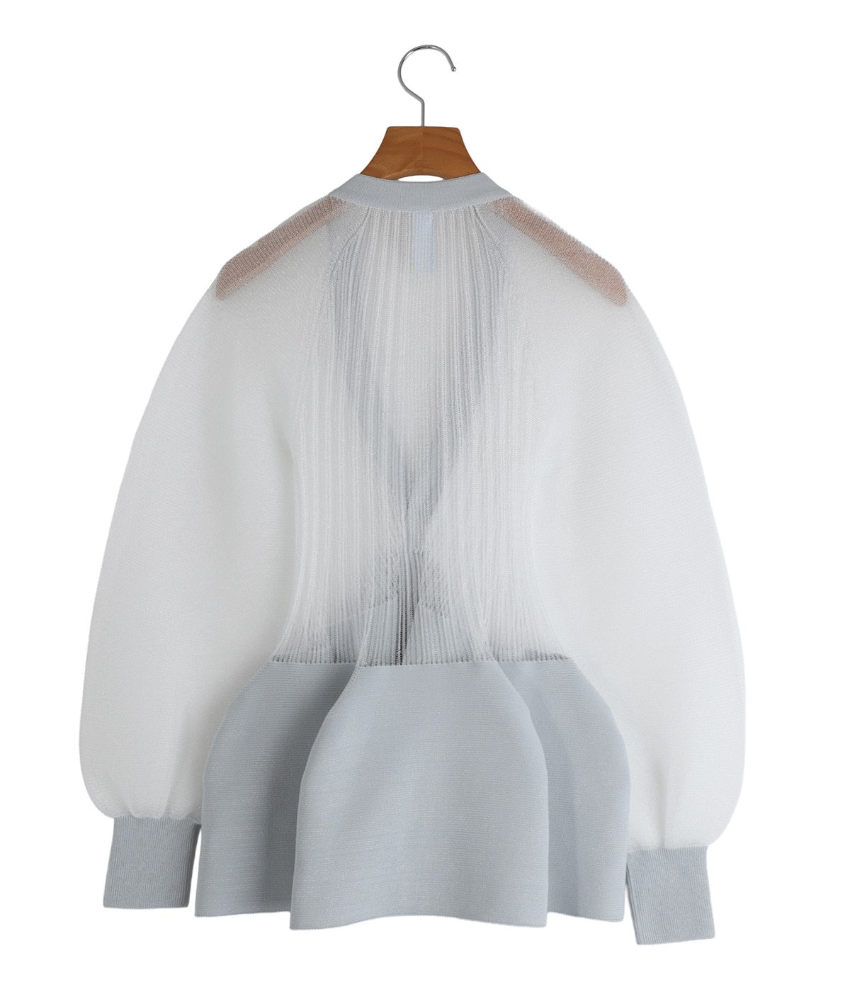 レディース】POTTERY LUCENT GLITTER PUFF SLEEVE CARDIGAN | CFCL