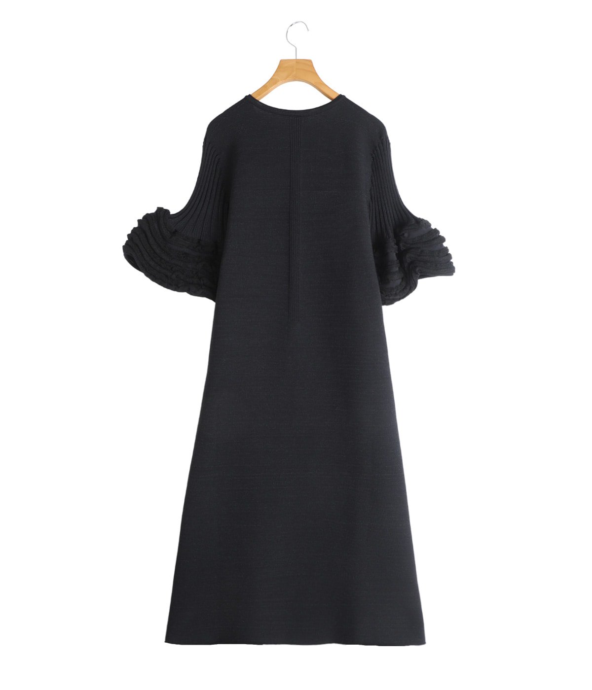 レディース】POTTERY SWELL GLITTER SHORT BELL SLEEVE FLARE DRESS