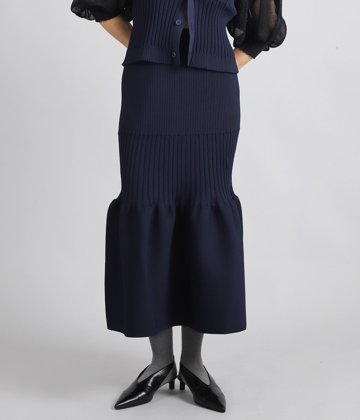 レディース】FLUTED MERMAID SKIRT | CFCL(シーエフシーエル