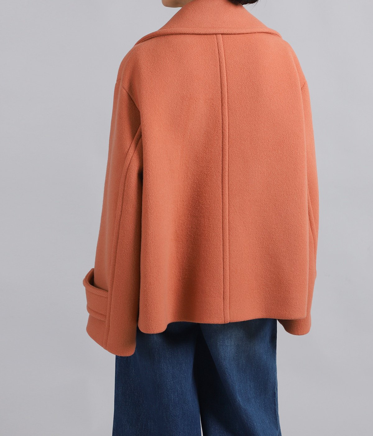 model（162cm） 着用サイズ：34