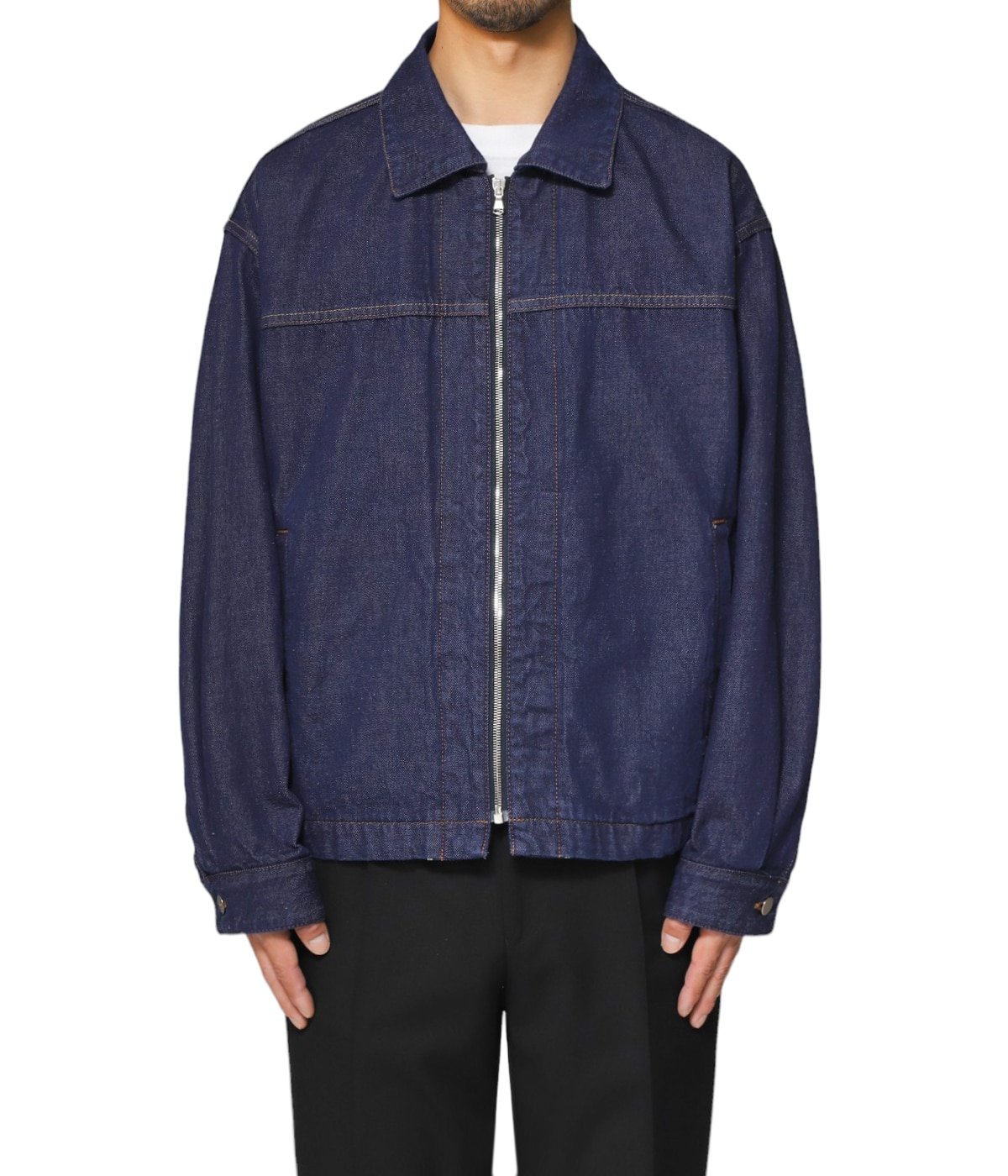 WHIMSIC DENIM ZIP WORK JACKET - dzhistory.com