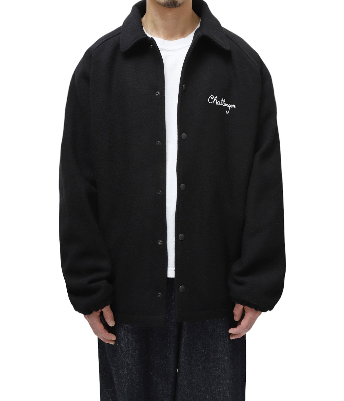 レッドテイルCHALLENGER/MELTON CLUB JACKET（BLACK）