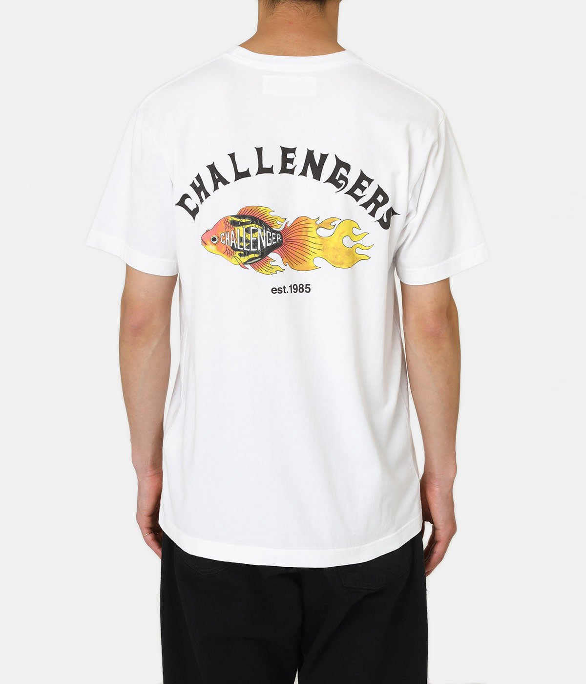 メンズ CHALLENGER/FLAME FISH PORKCHOP マシス Tシャツ ...