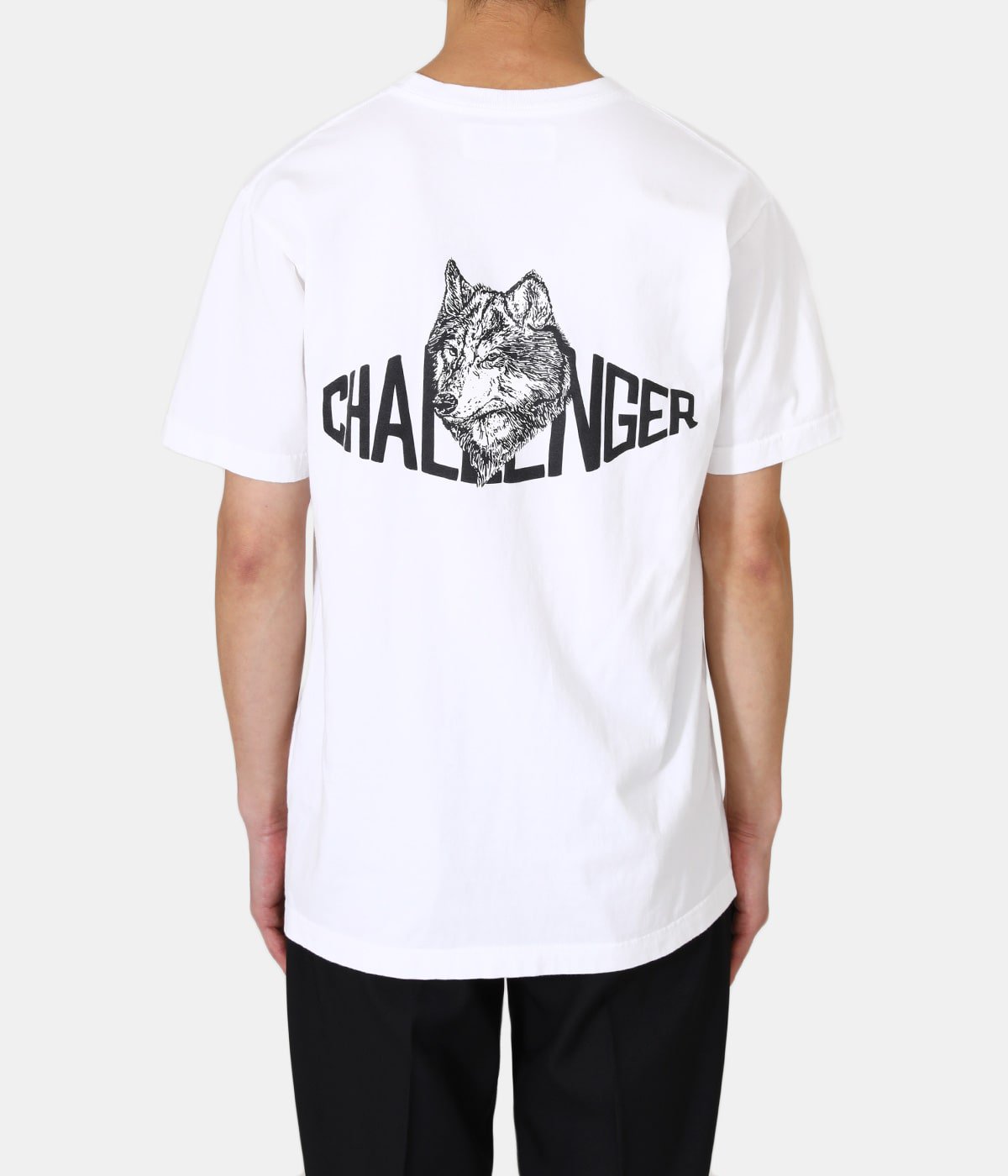 CHALLENGER チャレンジャー tシャツ ビックウルフロゴ入りの+