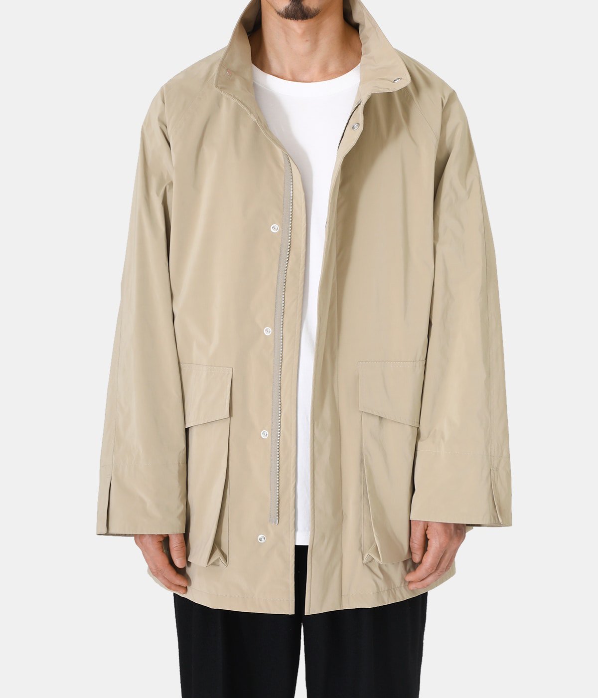 WEATHER SUEDE STAND FIELD COAT
