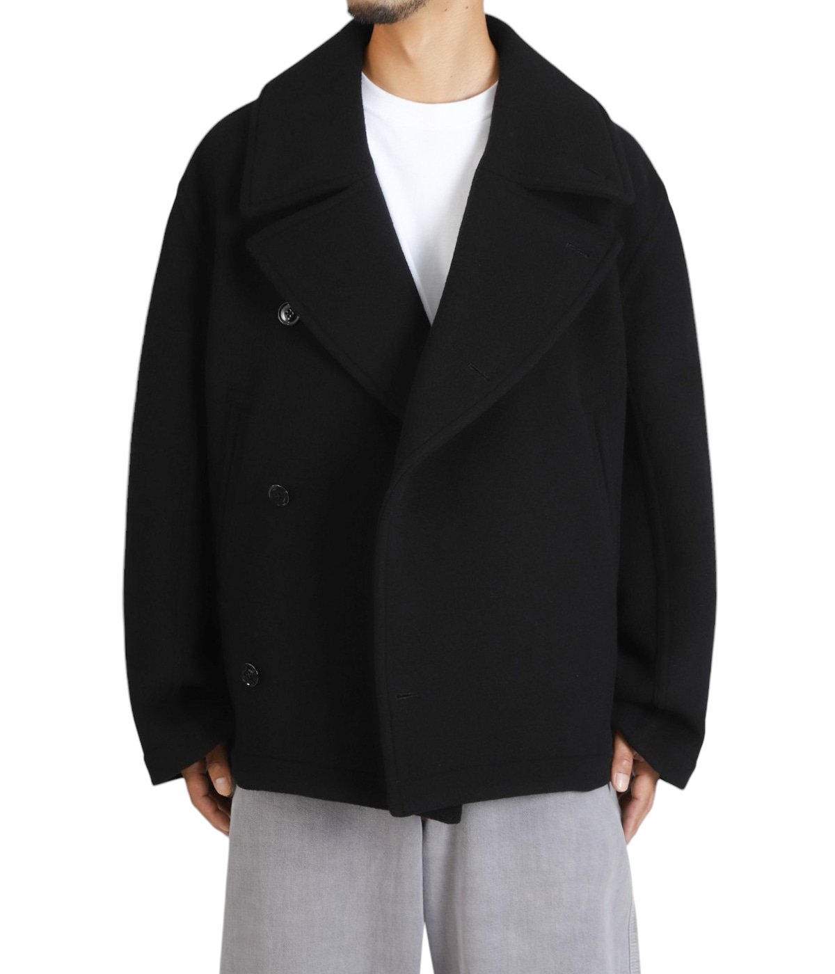 BOXY PEACOAT | LEMAIRE(ルメール) / アウター コート (メンズ)の通販 BOXY PEACOAT | LEMAIRE(ルメール) / アウター コート (メンズ)の通販