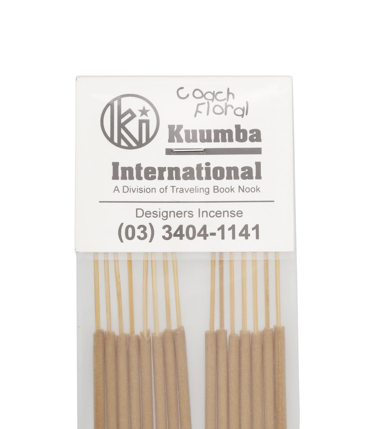 お香/Coach Floral - REGULAR INCENSE3個セット | Kuumba(クンバ