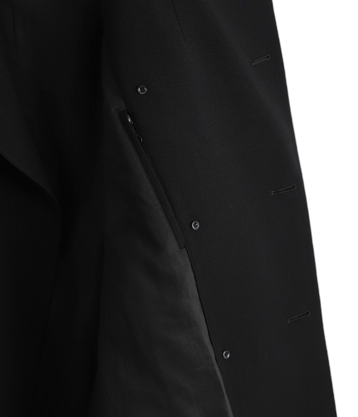Arther TRENCH Gabardine Black | HEUGN(ユーゲン) / アウター