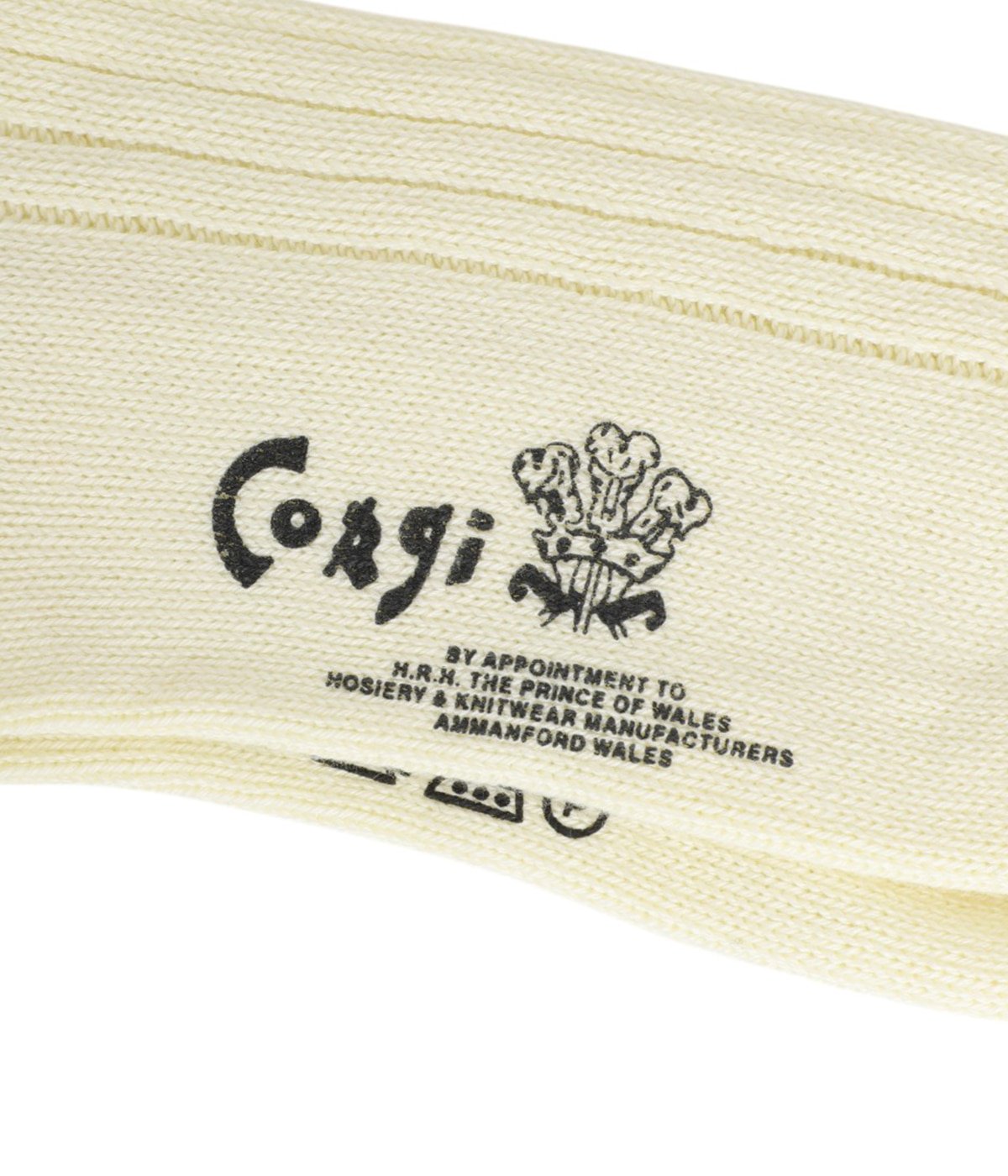 レディース】COTTON PLAIN 3×1 RIB SOCKS | CORGI(コーギー
