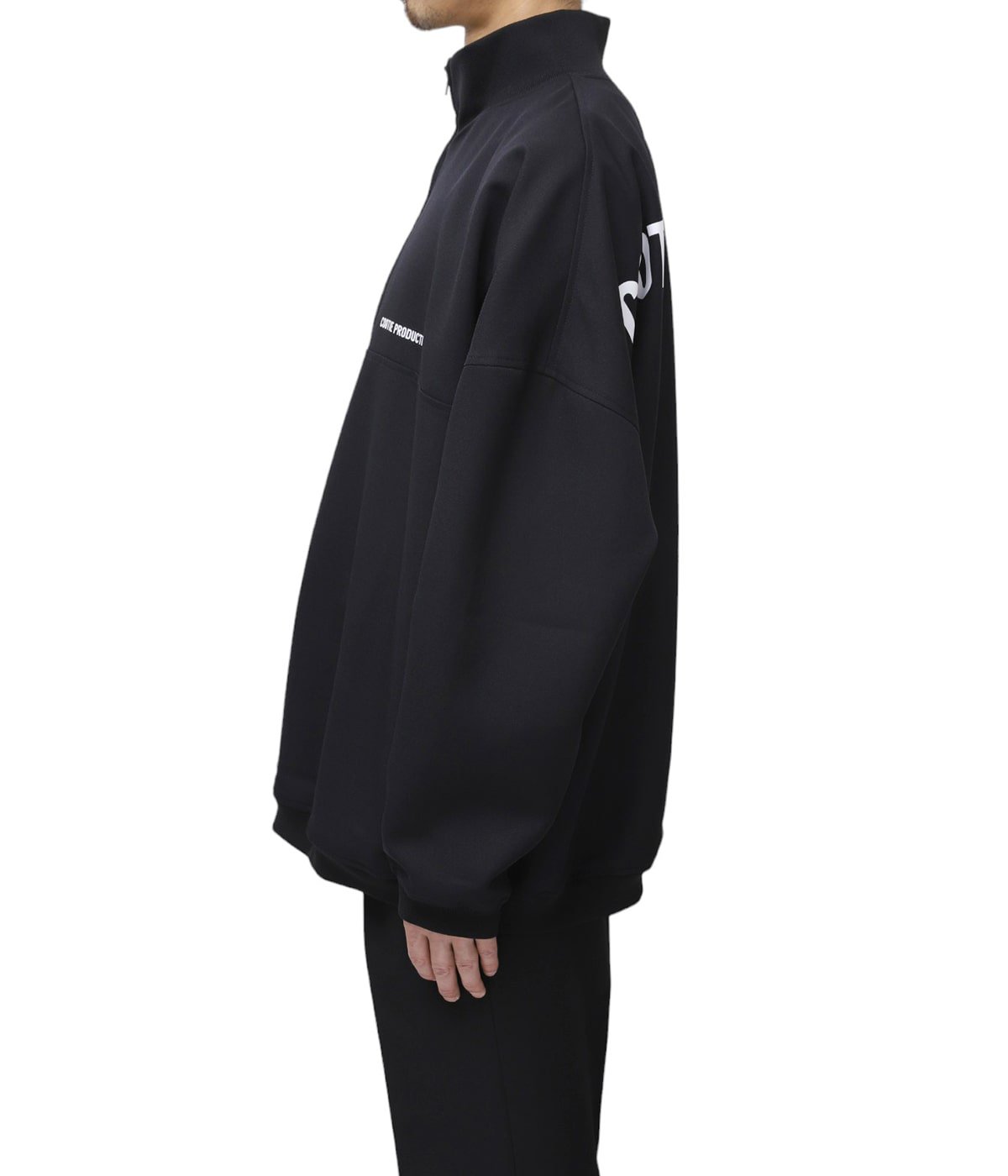 Polyester Twill Half Zip L/S Tee | COOTIE PRODUCTIONS(クーティー