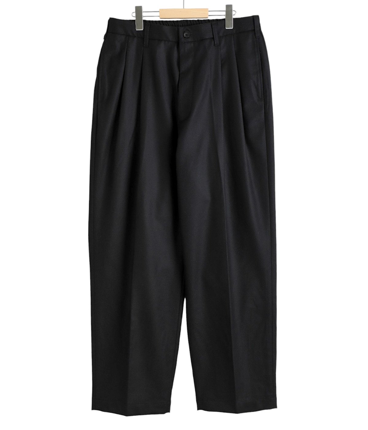 CA/W Flannel 2 Tuck Wide Easy Trousers | COOTIE PRODUCTIONS