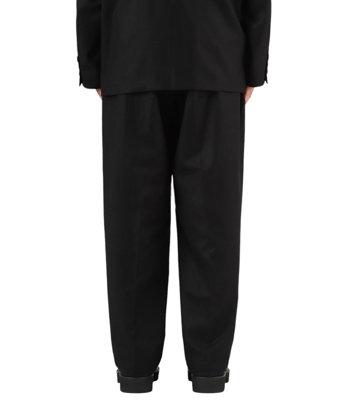 CA/W Flannel 2 Tuck Wide Easy Trousers | COOTIE PRODUCTIONS 