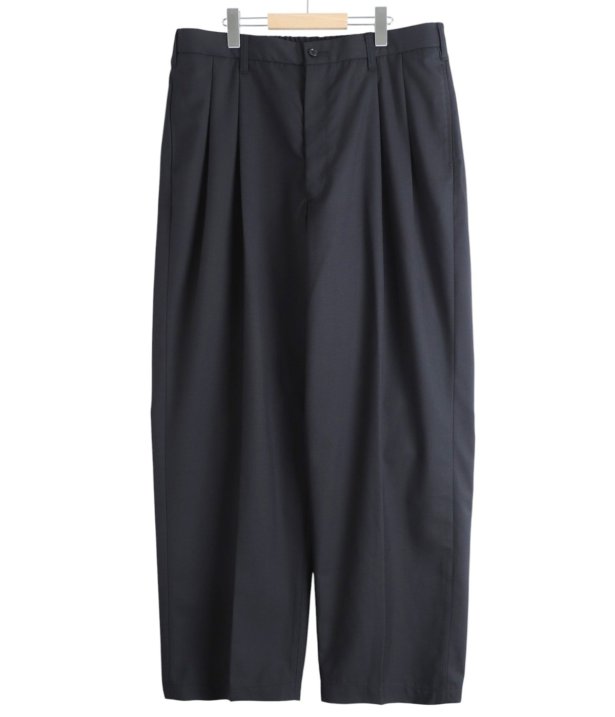 T/W Saxony 2 Tuck Wide Easy Trousers | COOTIE PRODUCTIONS