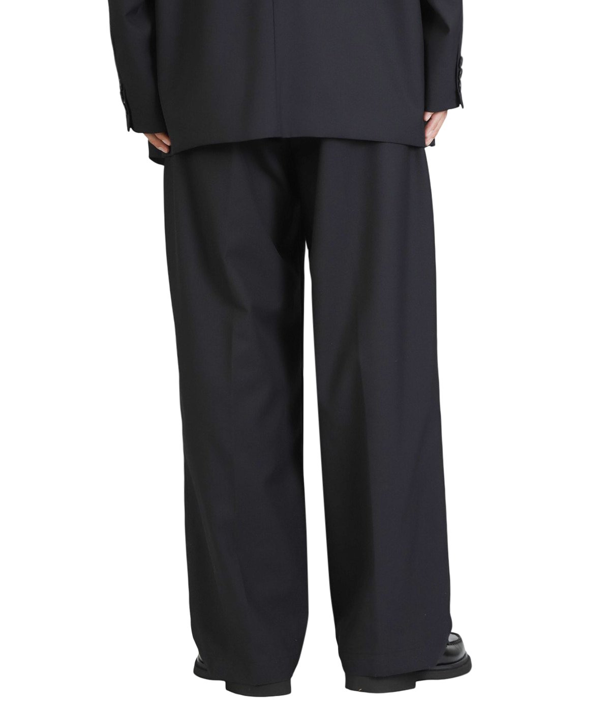 T/W Saxony 2 Tuck Wide Easy Trousers | COOTIE PRODUCTIONS