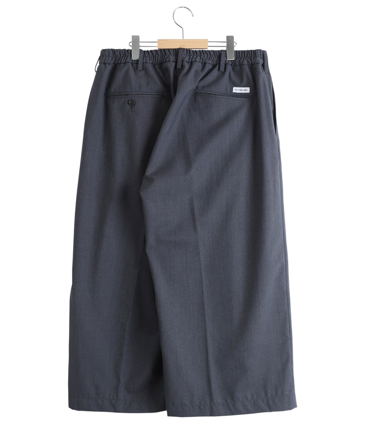T/W Saxony Shin Cut Wide Easy Trousers | COOTIE PRODUCTIONS