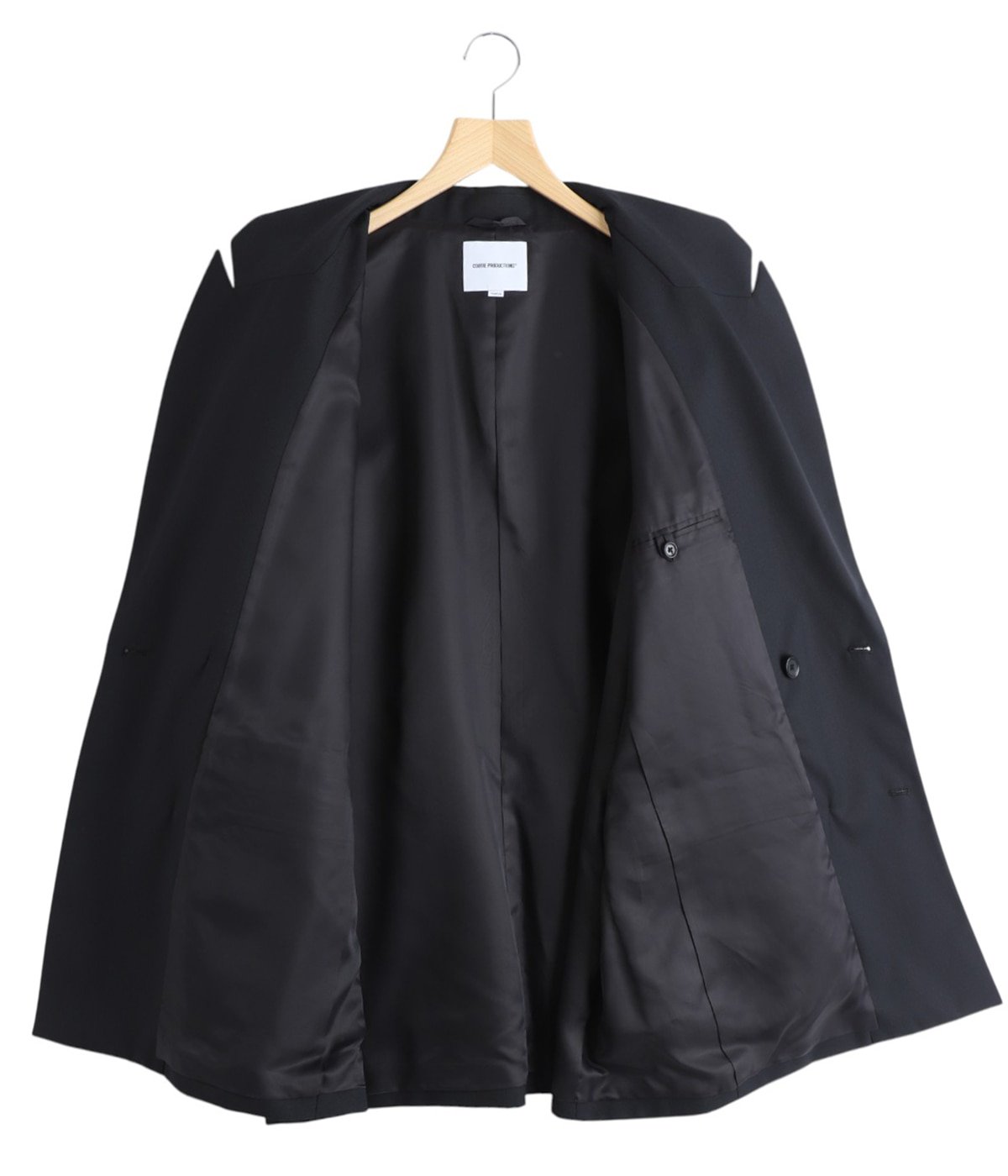 COOTIE 25AW ダブルジャケット ブラック CTE-25A203 美品 T/W Saxony Double Breasted Jacket | COOTIE PRODUCTIONS(クーティー