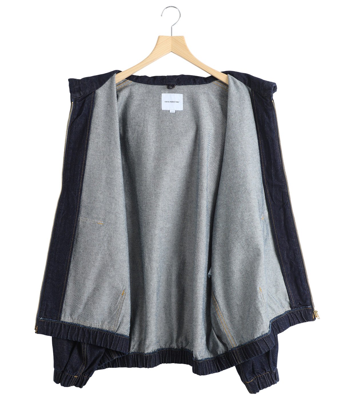 12.5oz Denim Zip Up Hooded Jacket | COOTIE PRODUCTIONS(クーティー