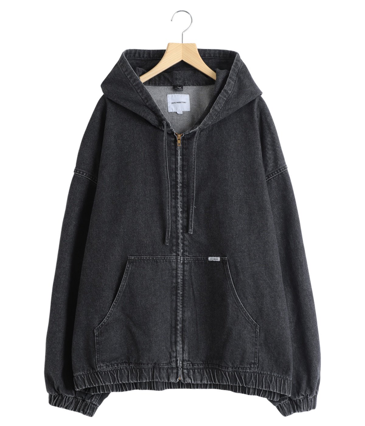 12.5oz Denim Zip Up Hooded Jacket | COOTIE PRODUCTIONS