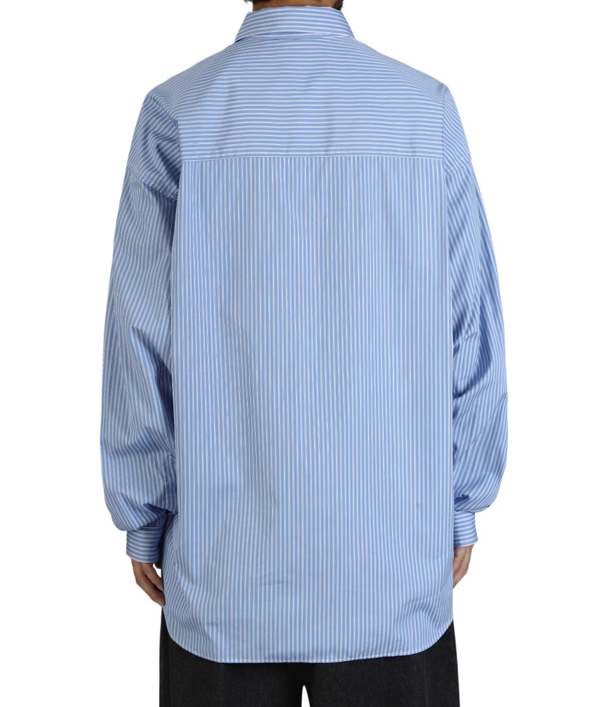 トップス COOTIE / Stripe Broad L/S Shirt - Navy COOTIE PRODUCTIONS/Stripe Broad L/S Shirt（NAVY