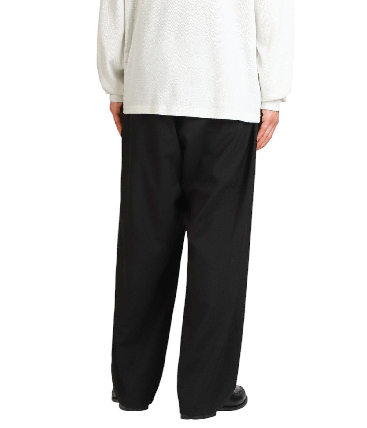 COOTIE / T/W 2 Tuck Easy Pants -Black- | 80-HACHIMARU-