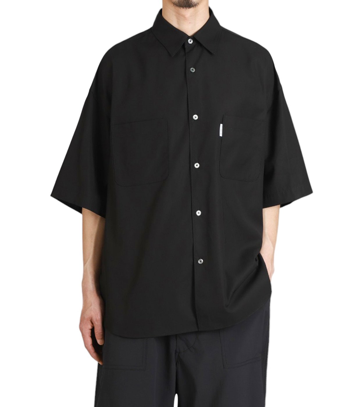トップス CORPORATE UNIFORM S/S SHIRT BLACK Fresh Service CORPORATE UNIFORM S/S SHIRT [BLACK] - Fresh