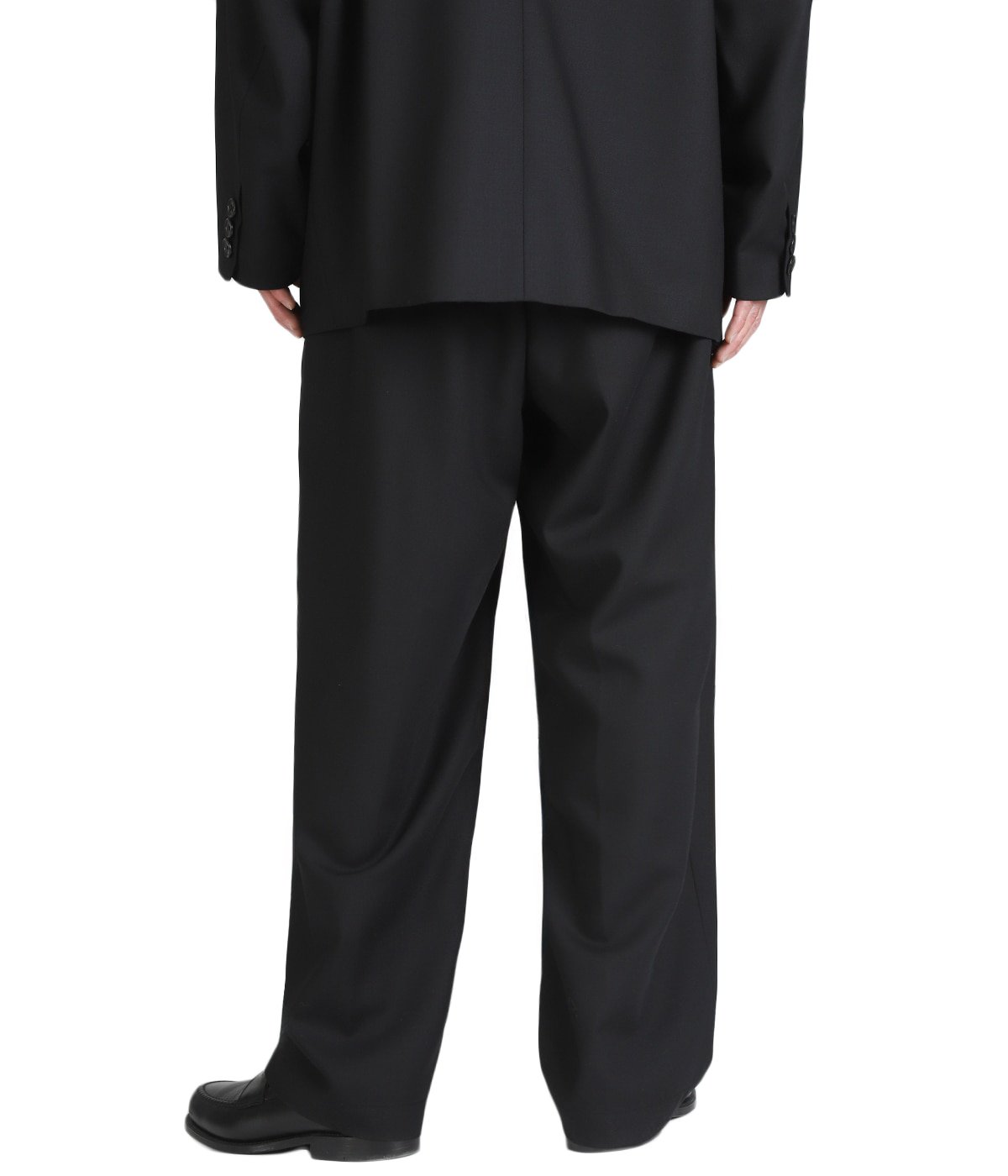 T/W Twill 2 Tuck Wide Easy Trousers | COOTIE PRODUCTIONS