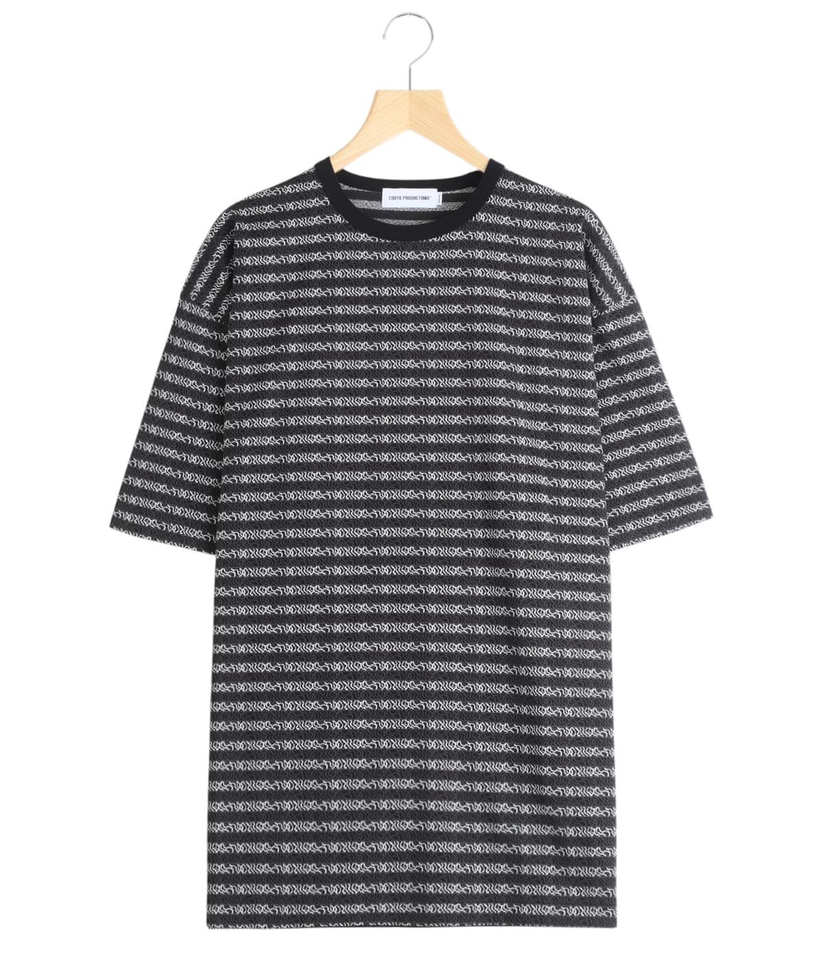 Supima Jacquard Border S/S Tee | COOTIE PRODUCTIONS(クーティー