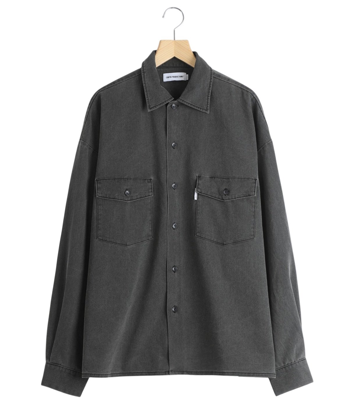 Pigment Coating T/R Twill L/S Work Shirt | COOTIE PRODUCTIONS