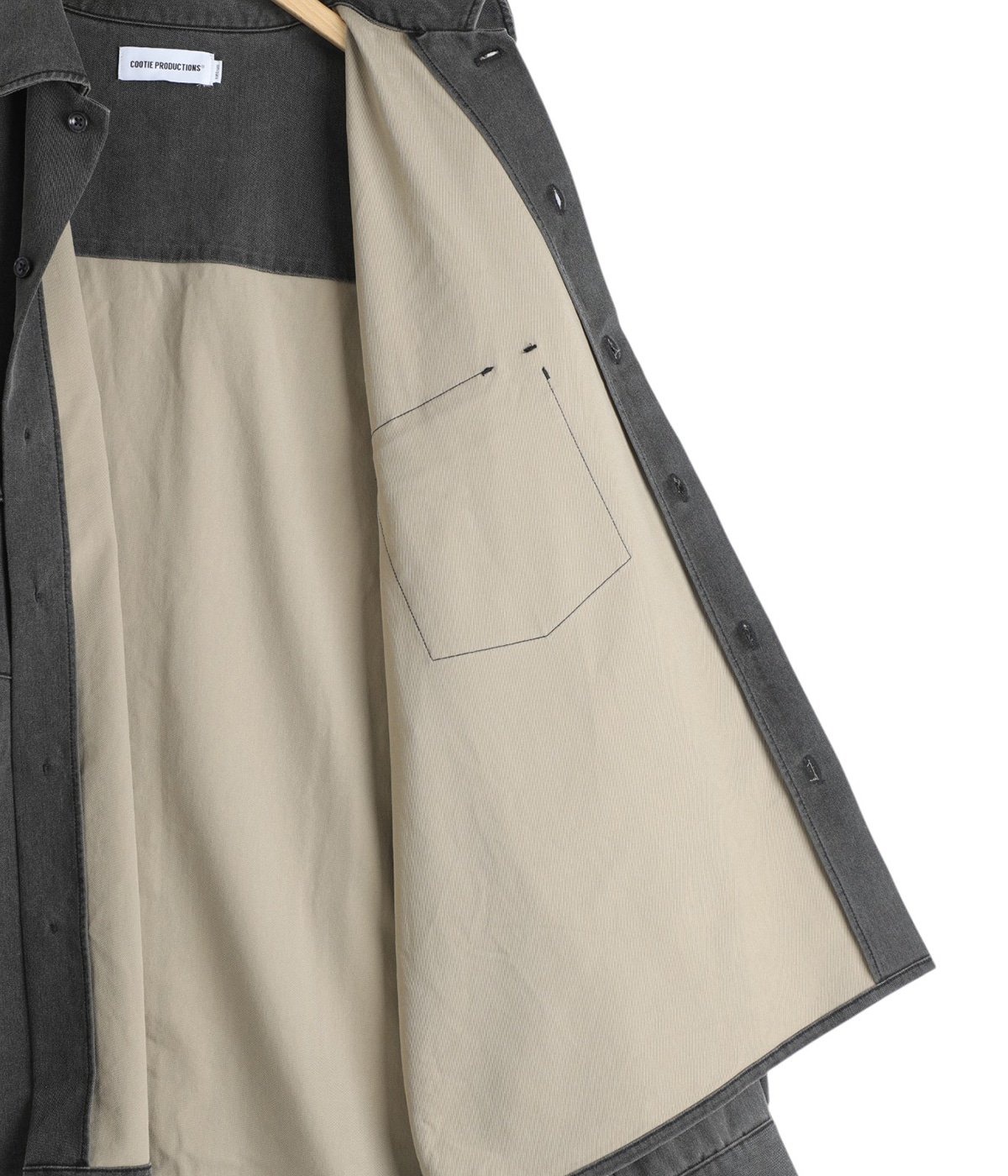 Pigment Coating T/R Twill L/S Work Shirt | COOTIE PRODUCTIONS