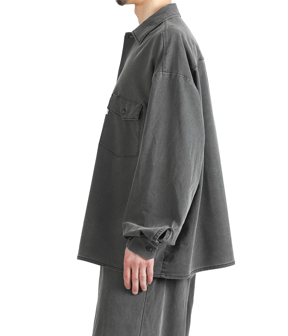 Pigment Coating T/R Twill L/S Work Shirt | COOTIE PRODUCTIONS