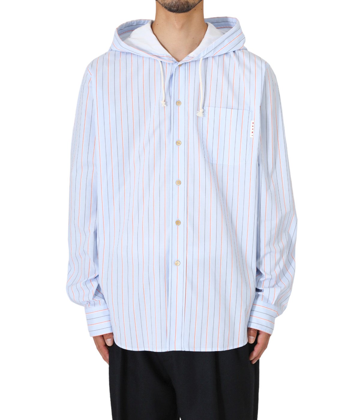 LONG SLEEVED HOODED OVERSHIRT | MARNI(マルニ) / トップス 長袖 