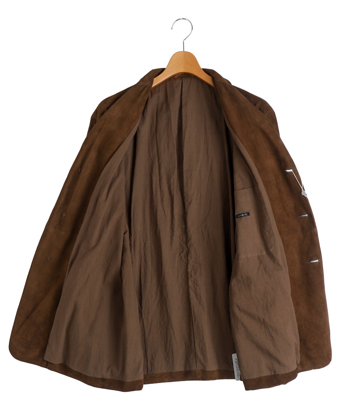 26SS comoli スエードジャケット D01-01005 COMOLI（コモリ）スエード シャツジャケット Z01-01005 14241400171