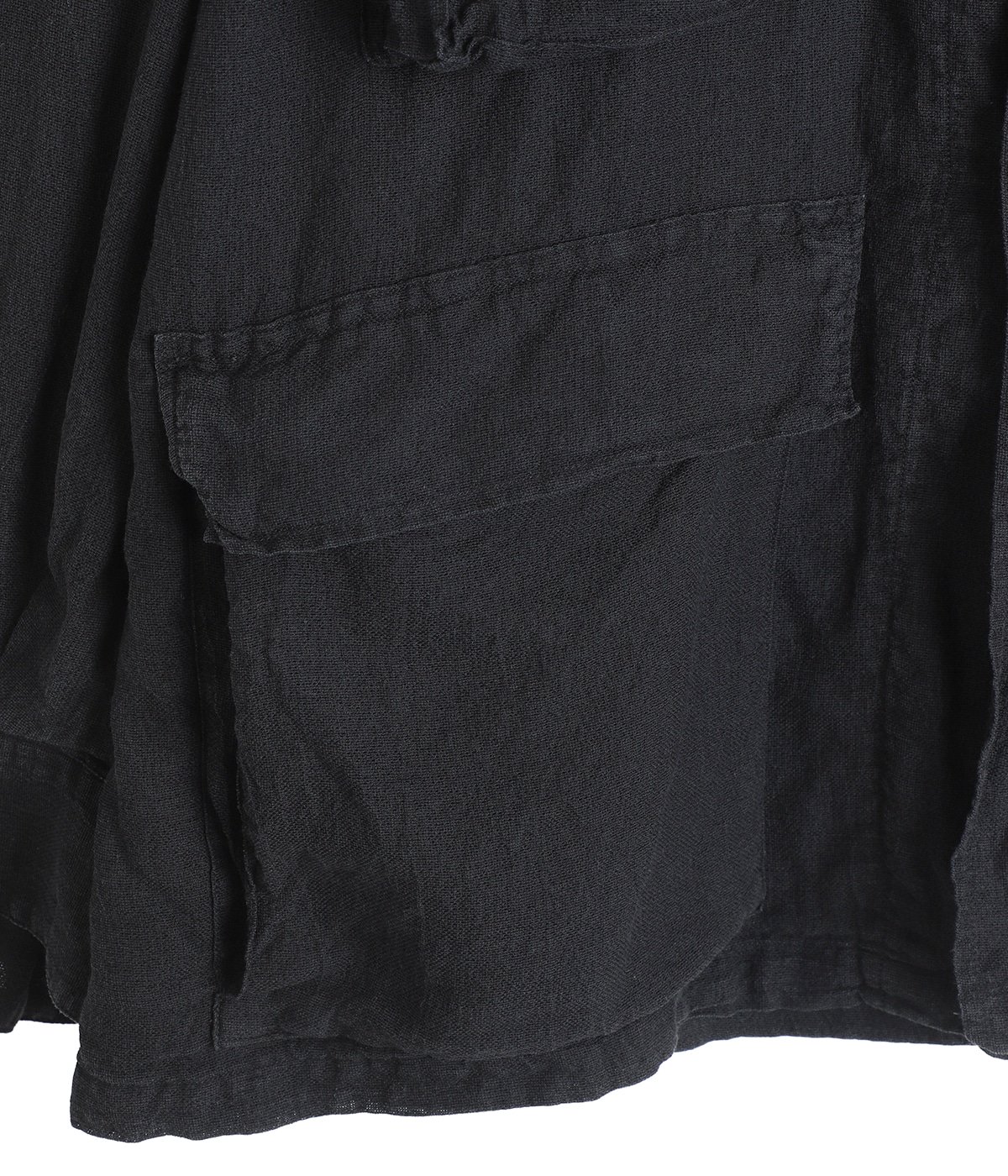 COMOLI 26SS シルクコットン B.D.U.ジャケット 3 黒 【公式通販】