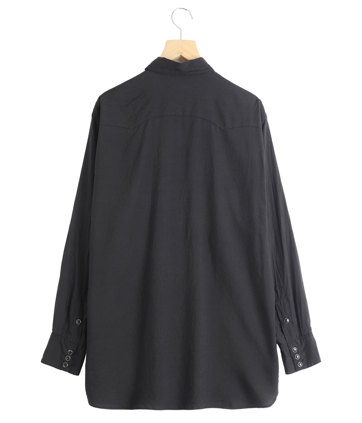 シルク製品染 ウエスタンシャツ | COMOLI(コモリ) / トップス 長袖 
