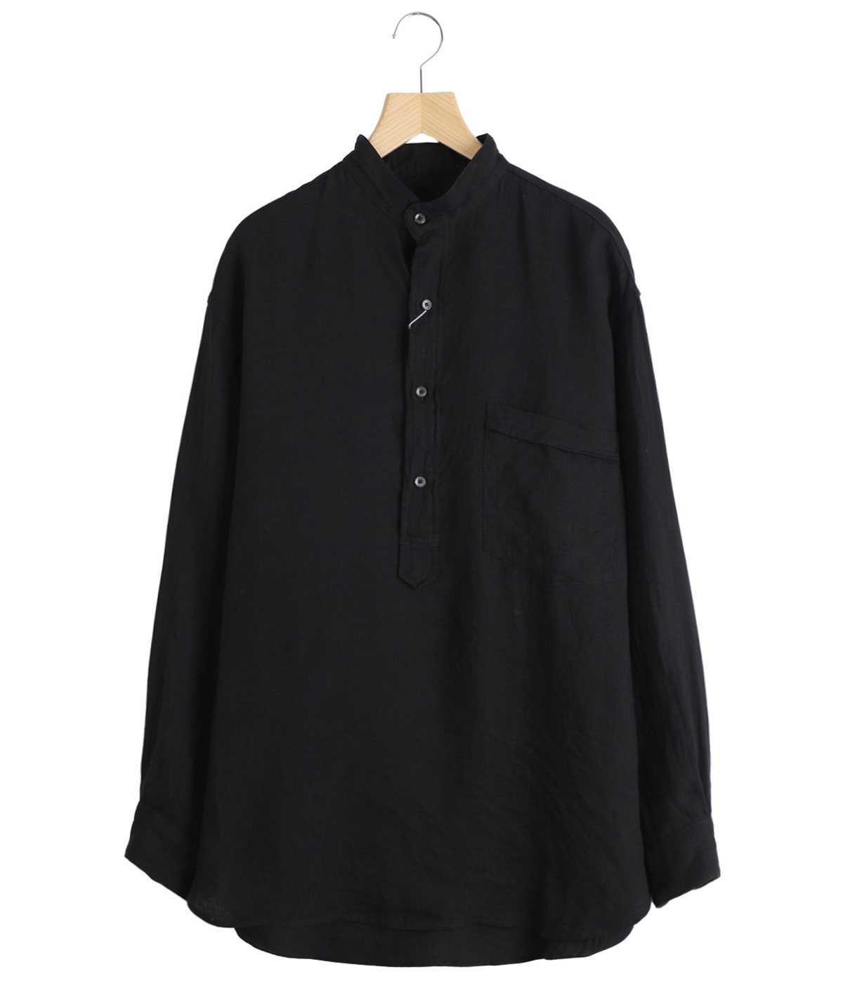 u*i様 COMOLI 22SS リネンWクロス プルオーバーシャツ WHITE リネンWクロス プルオーバーシャツ | COMOLI(コモリ) / トップス 長袖
