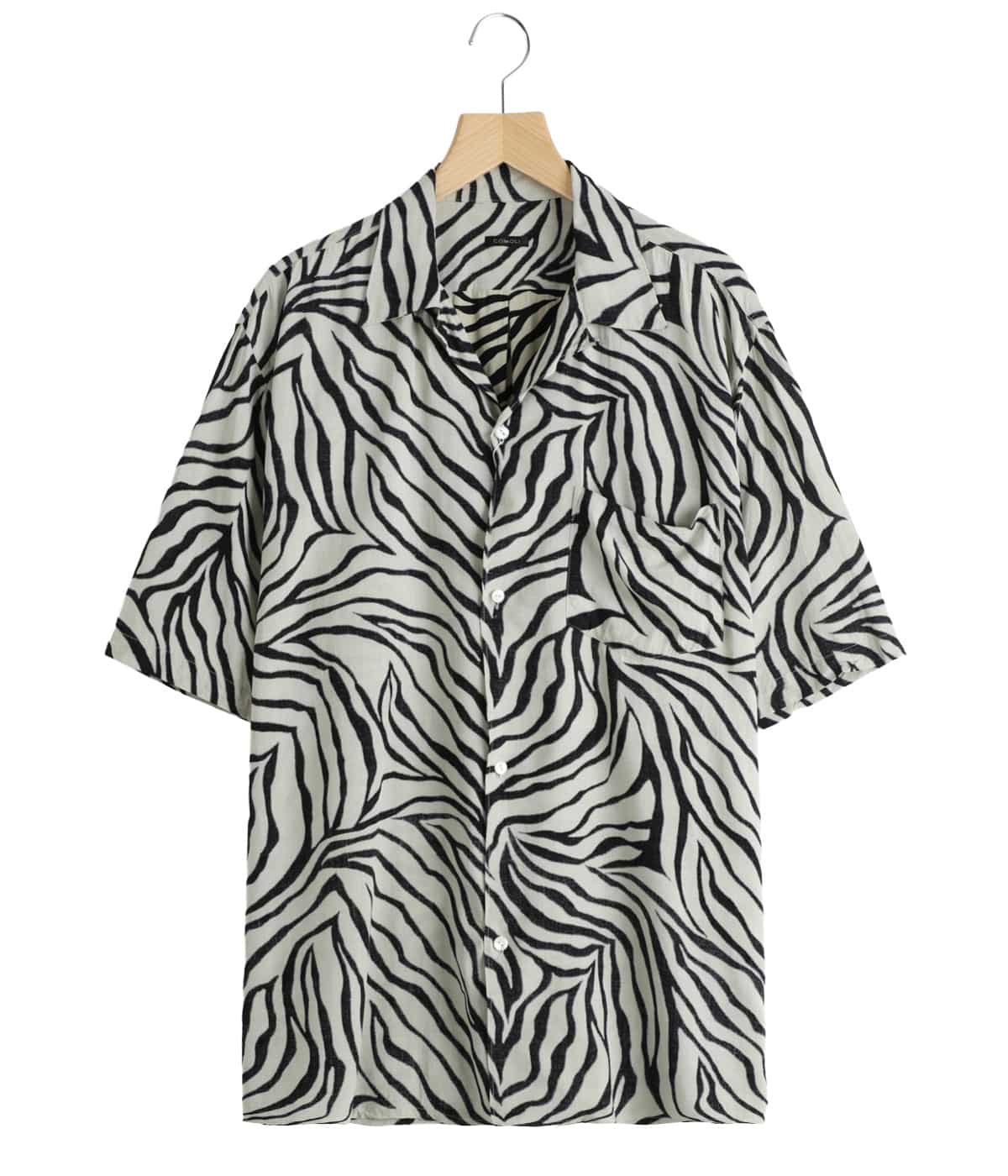 ZEBRA 半袖オープンカラーシャツ | COMOLI(コモリ) / トップス 半袖