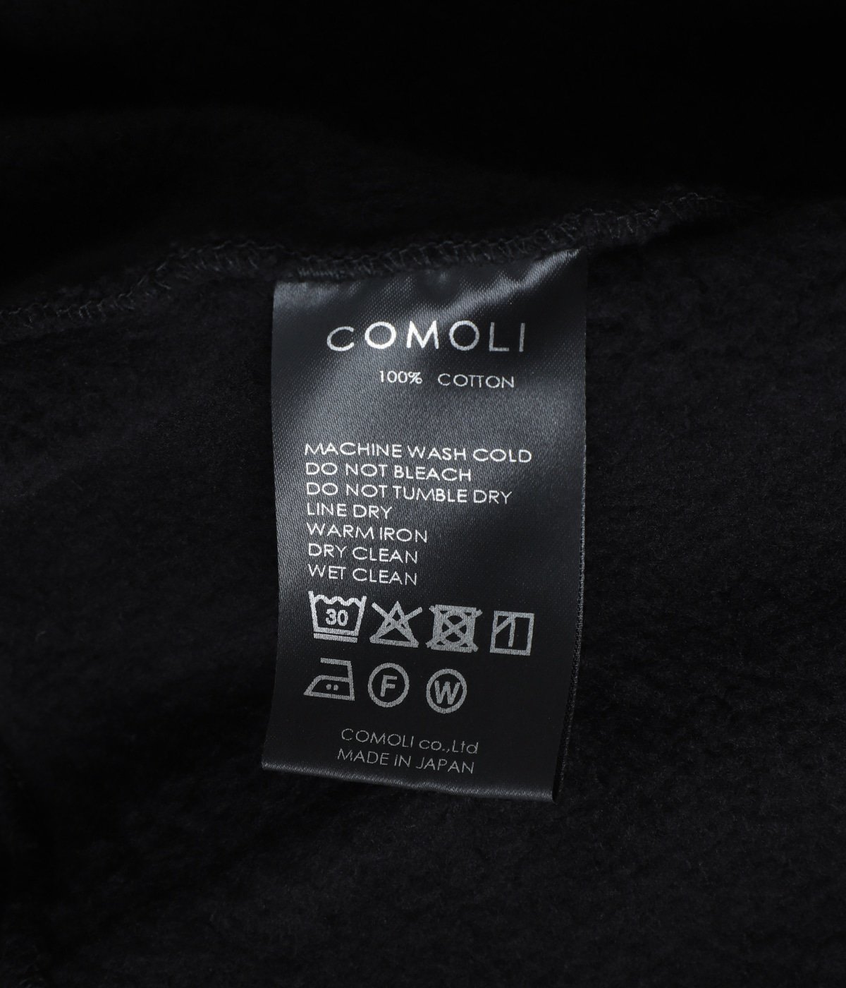 コットン裏毛 ジップパーカ | COMOLI(コモリ) / トップス スウェット