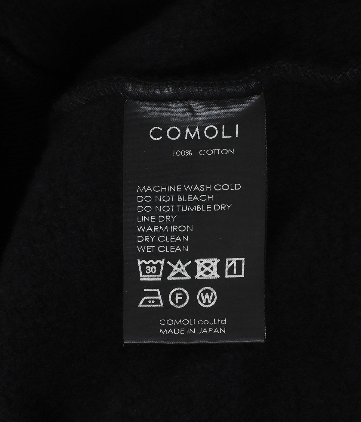 コットン裏毛 クルーネック | COMOLI(コモリ) / トップス スウェット