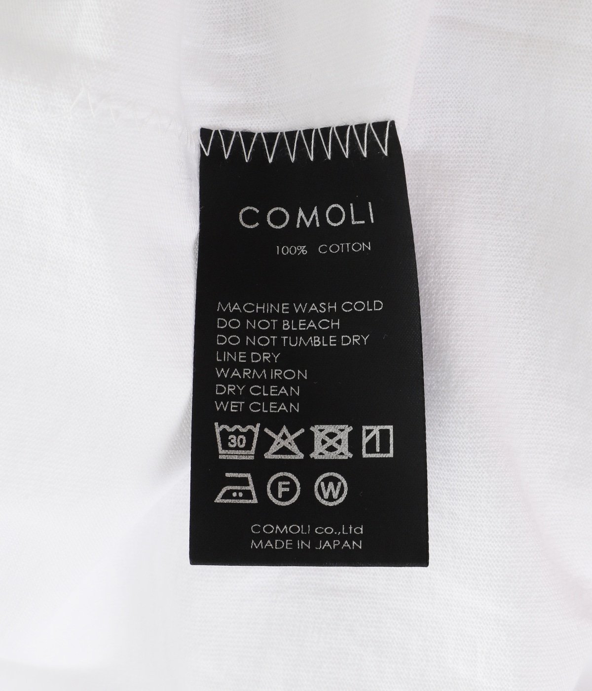 コットンジャージ ボートネック | COMOLI(コモリ) / トップス 