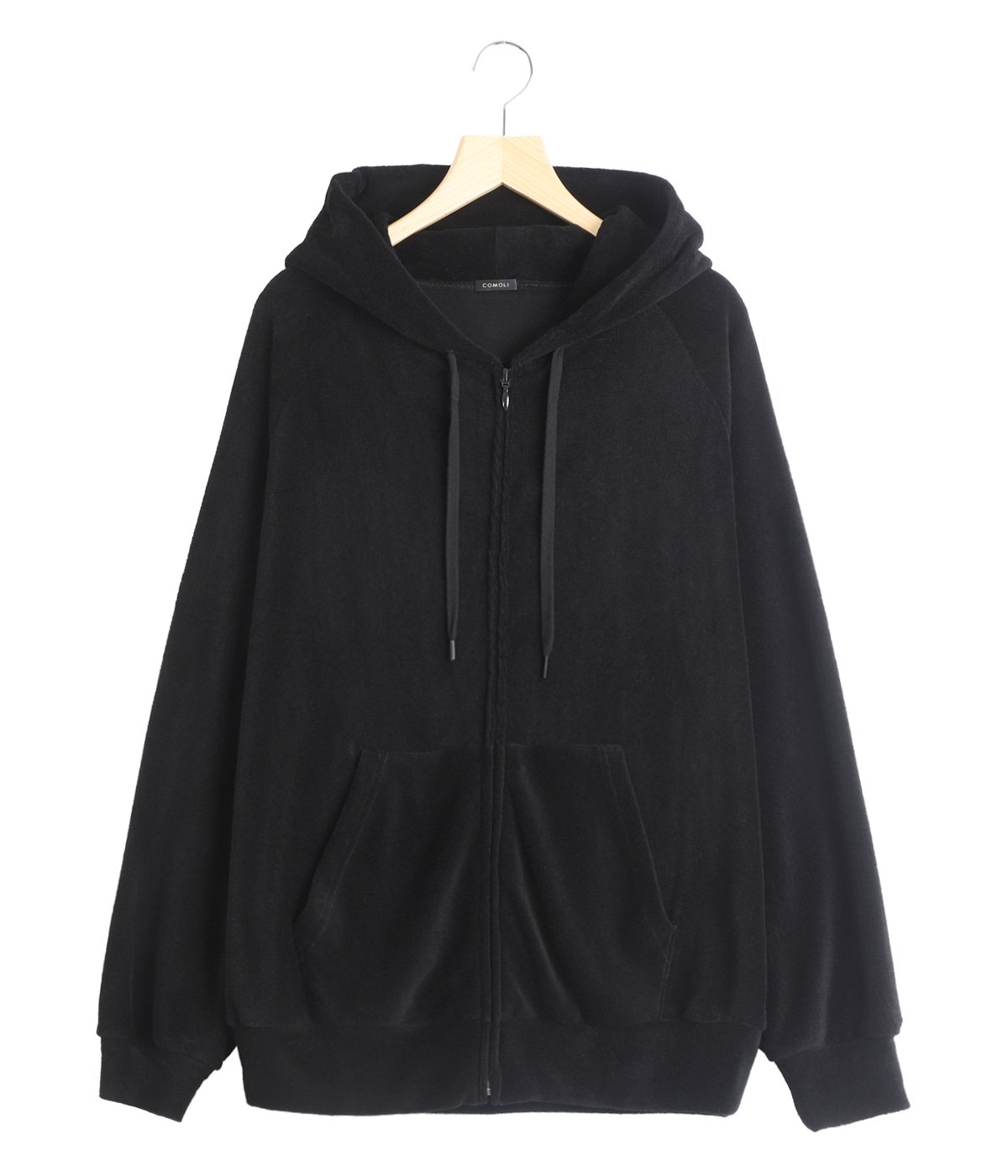COMOLI コモリ 25SS パイルジップパーカー サイズ4 COMOLI (コモリ) LWコットン裏毛 ジップパーカ