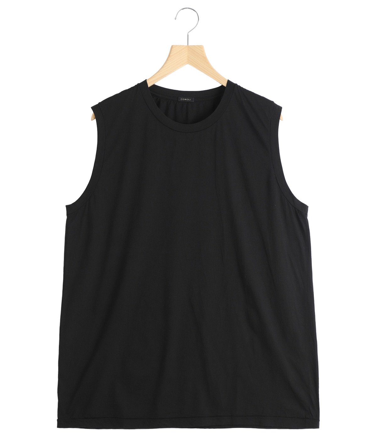 COMOLI コットン タンクトップ サイズ2 【美品】 THIN コットン ノースリーブ | COMOLI(コモリ) / トップス