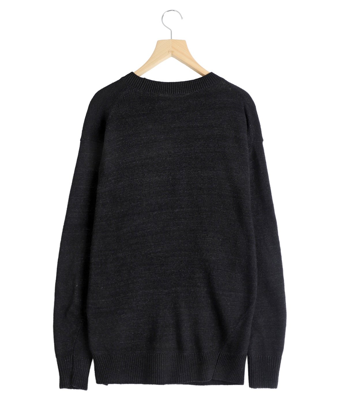 2026SS COMOLI 8Gクルーネックニット black サイズ3　美品 COMOLI (コモリ) 8G クルーネックニット