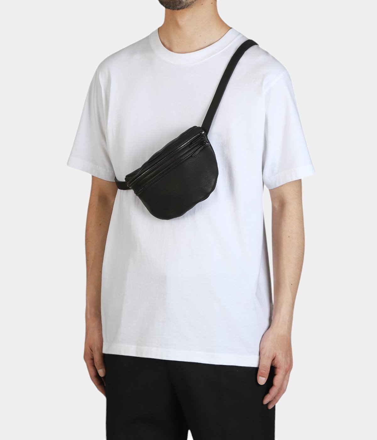 Aeta ウエストバック S , Black – Navyblue