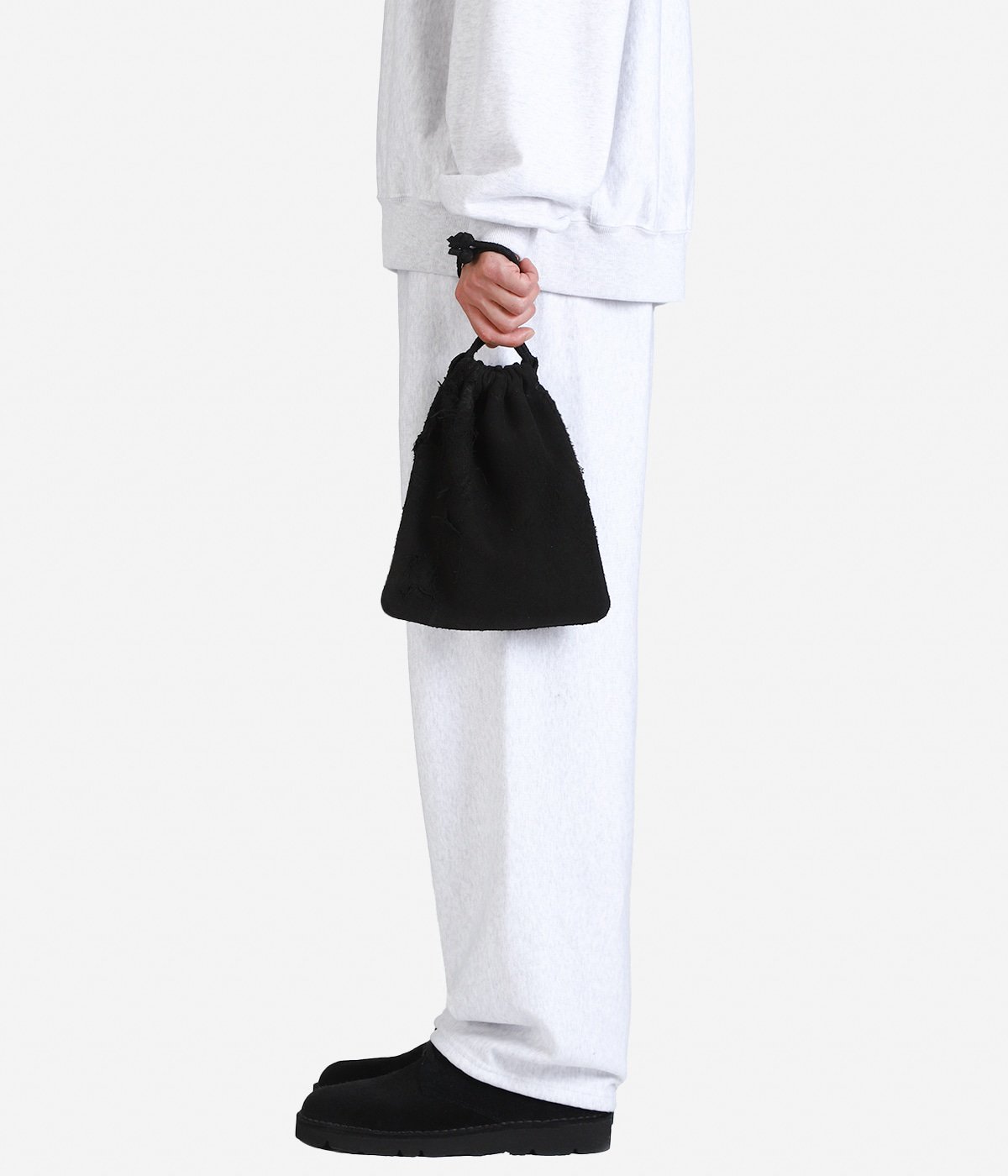Back side skin DRAWSTRING POUCH : L | Aeta(アエタ) / バッグ バッグ