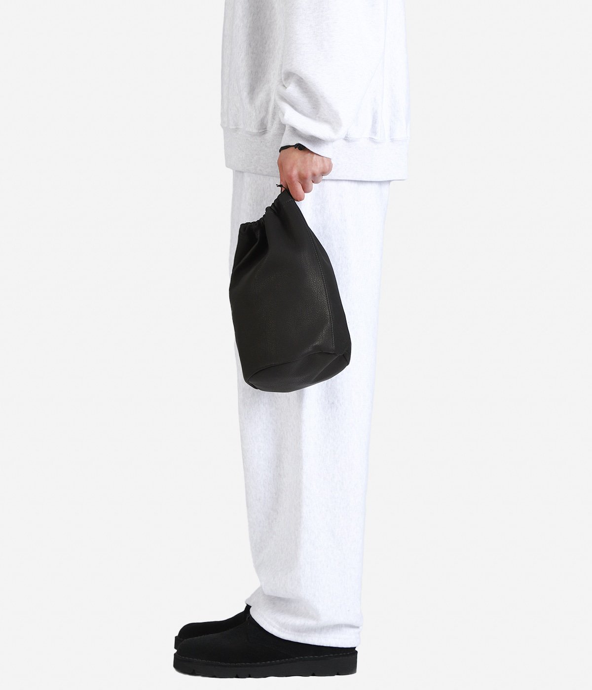 Double Faced CYLINDER DRAWSTRING POUCH | Aeta(アエタ) / バッグ