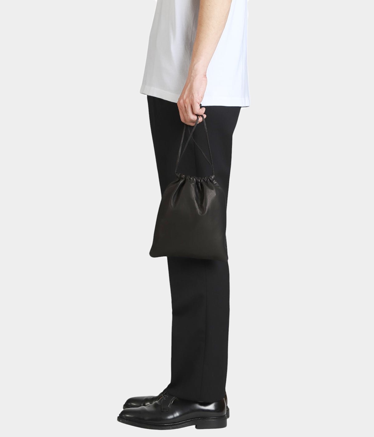 DOUBLE FACED DRAWSTRING POUCH L | Aeta(アエタ) / バッグ