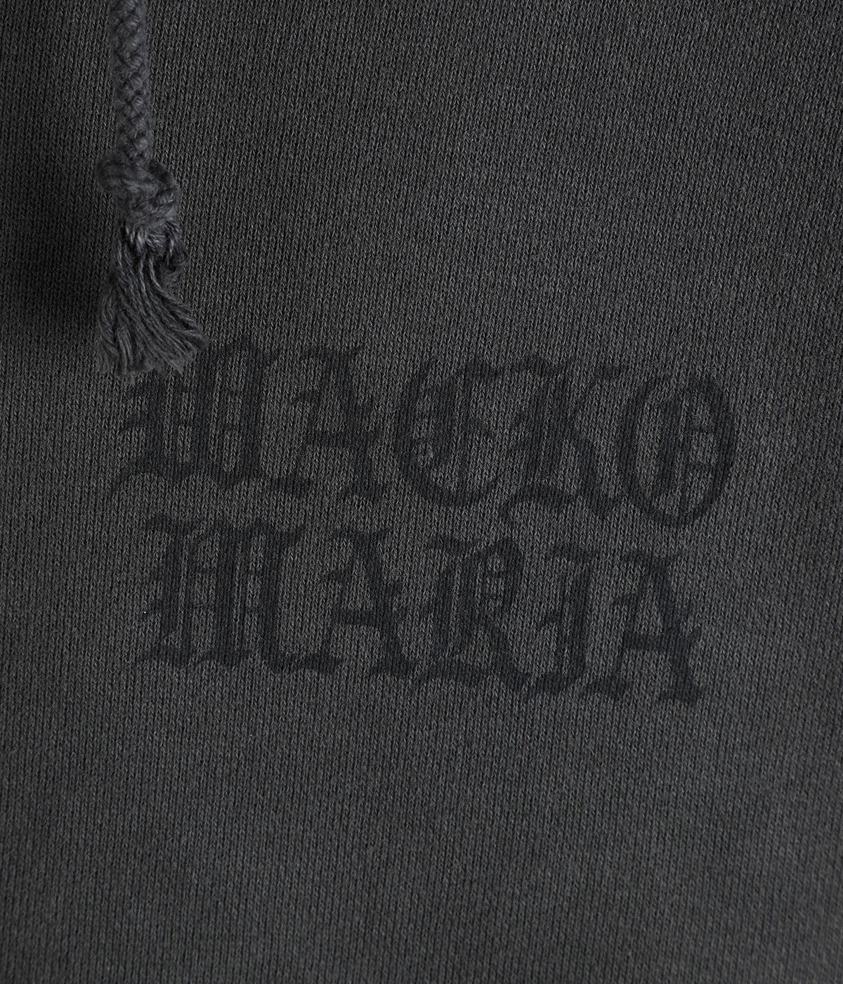 DEATH ROW RECORDS / WASHED MIDDLE WEIGHT FULL ZIP HOODED SWEAT 