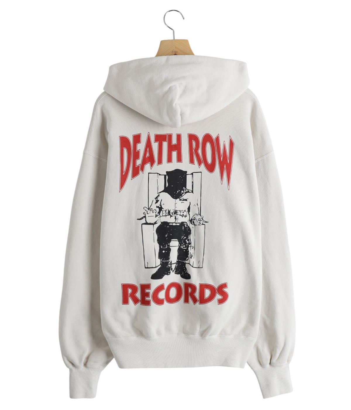 DEATH ROW RECORDS / WASHED MIDDLE WEIGHT FULL ZIP HOODED