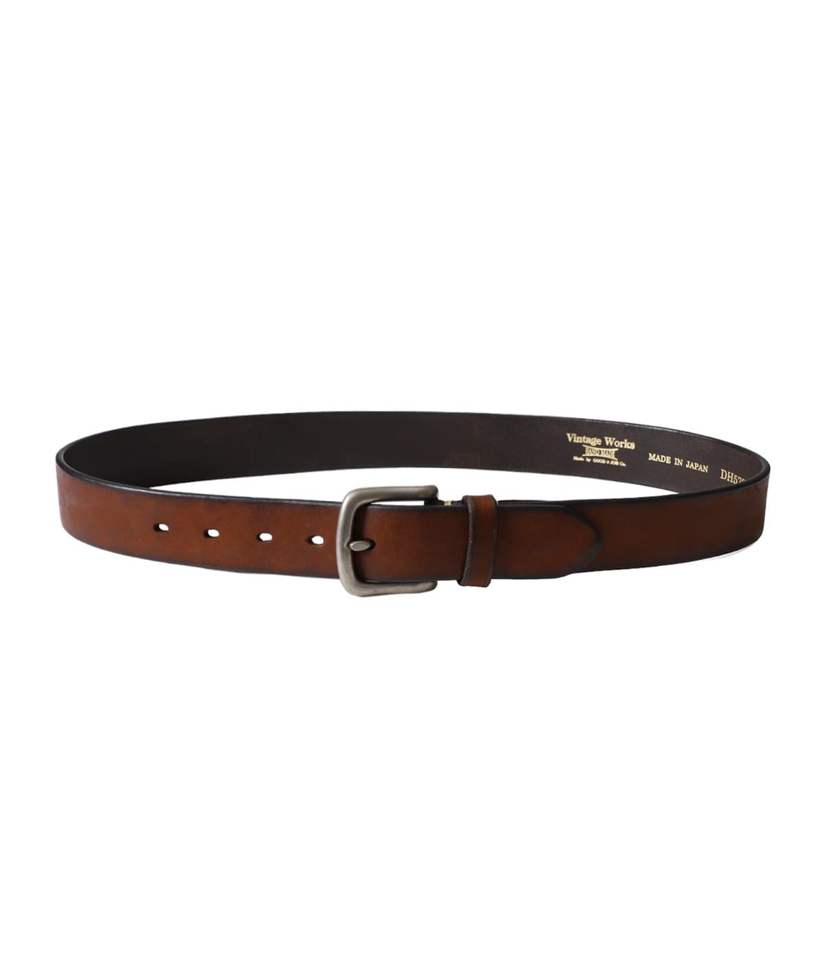 DH5702 HAND MADE LEATHER BELT | VINTAGE WORKS(ヴィンテージ