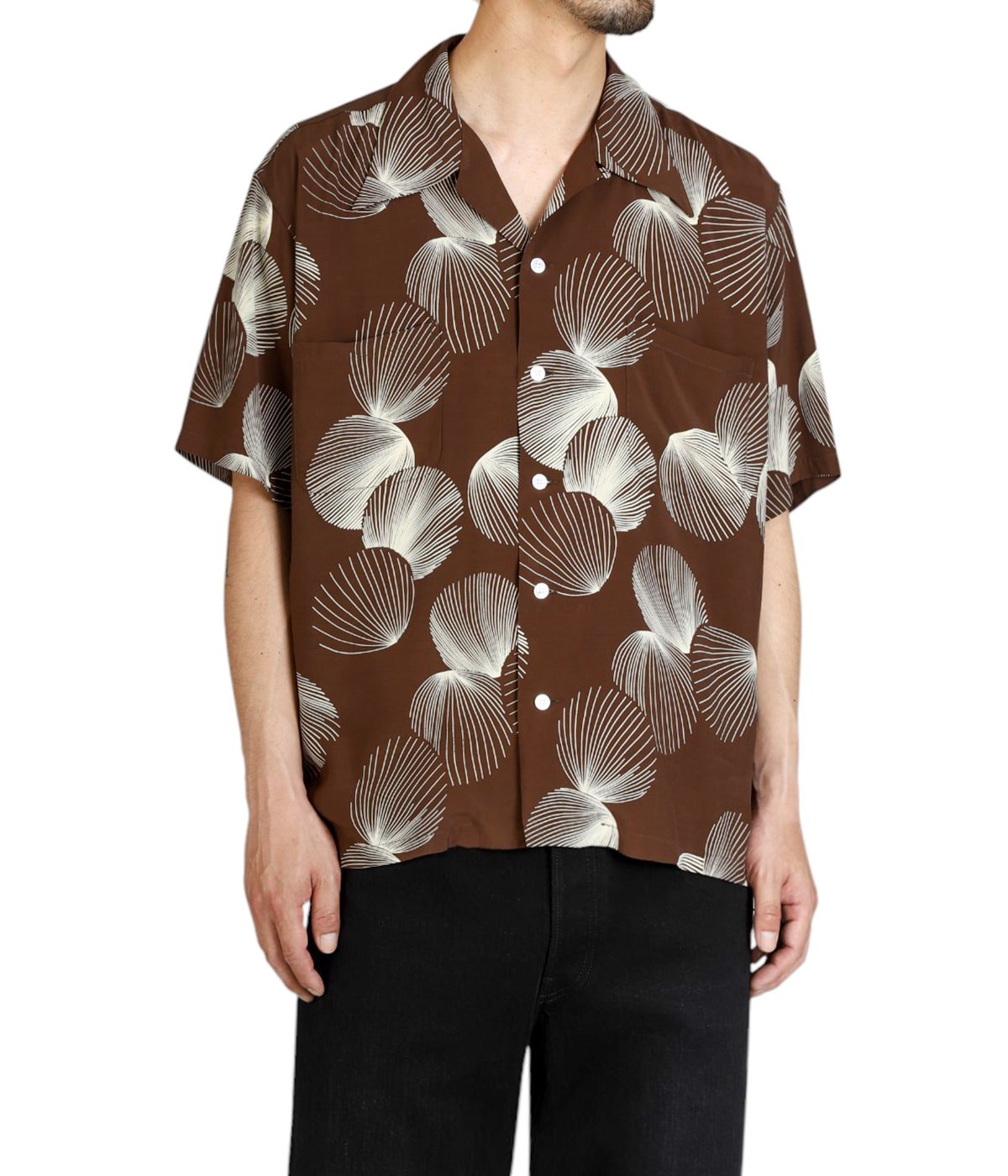 S/S RAYON HAWAIIAN SHIRT “DUKE'S SHELL“ | DUKE KAHANAMOKU